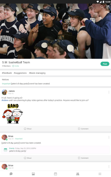 Scaricare BAND - App for all groups Sociale per Android Screenshot 7