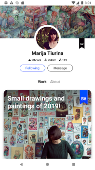 Scaricare Behance - Portfolio Creativi Arte e design per Android Screenshot 3