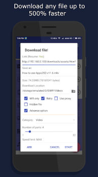 1DM: browser e downloader