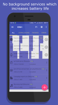 1DM: browser e downloader