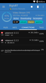 Scaricare BiglyBT - Downloader Torrent Strumenti per Android Screenshot 3