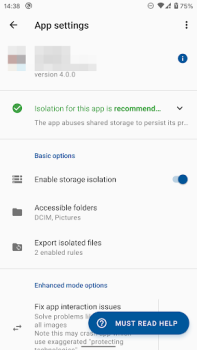 Scaricare Storage Isolation Strumenti per Android Screenshot 3