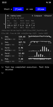 Scaricare CPDT Benchmark〉Storage, memory Strumenti per Android Screenshot 3