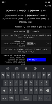 Scaricare CPDT Benchmark〉Storage, memory Strumenti per Android Screenshot 4