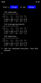 Scaricare CPDT Benchmark〉Storage, memory Strumenti per Android Screenshot 5
