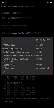 Scaricare CPDT Benchmark〉Storage, memory Strumenti per Android Screenshot 7