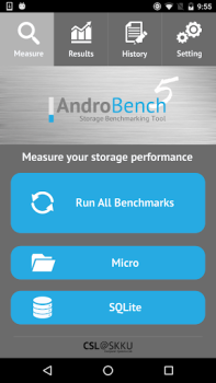 Scaricare Androbench (Storage Benchmark) Strumenti per Android Screenshot 2