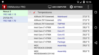 Scaricare HWMonitor PRO Strumenti per Android Screenshot 3