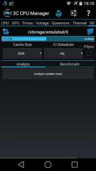 Scaricare 3C CPU Manager (root) Strumenti per Android Screenshot 5