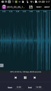 Scaricare Taglierina MP3 Musica e audio per Android Screenshot 3