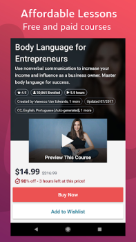 Scaricare Udemy - Corsi online Educazione per Android Screenshot 3