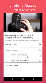 Scaricare Udemy - Corsi online Educazione per Android Screenshot 5