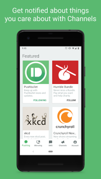 Scaricare Pushbullet: SMS on PC and more Strumenti per Android Screenshot 5
