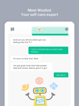 Scaricare Woebot: The Mental Health Ally Medicina per Android Screenshot 6