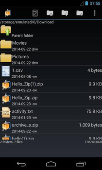 AndroZip File Manager