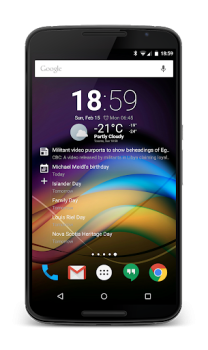 Scaricare Chronus: widget multifunzione Lavoro per Android Screenshot 3