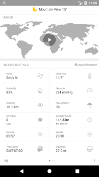 Scaricare Weather Mate (Weather M8) Meteo per Android Screenshot 4