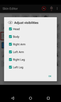 Scaricare Skin Editor for Minecraft Strumenti per Android Screenshot 4