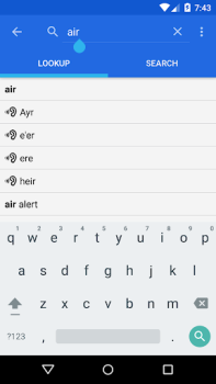 Scaricare Dictionary - WordWeb Educazione per Android Screenshot 2
