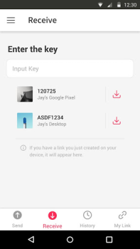 Scaricare Send Anywhere (File Transfer) Lavoro per Android Screenshot 3