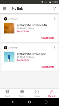 Scaricare Send Anywhere (File Transfer) Lavoro per Android Screenshot 5