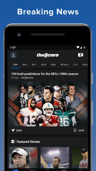 Scaricare theScore: Sports News & Scores Lo sport per Android Screenshot 2