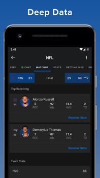 Scaricare theScore: Sports News & Scores Lo sport per Android Screenshot 3