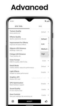 Scaricare GFX Tool: Launcher & Optimizer Strumenti per Android Screenshot 4