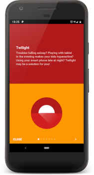 Scaricare Twilight: filtro di luce blu Salute e fitness per Android Screenshot 3