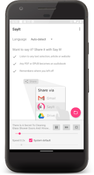 Scaricare SayIt: Leggere con le orecchie Strumenti per Android Screenshot 4