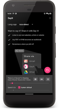 Scaricare SayIt: Leggere con le orecchie Strumenti per Android Screenshot 5