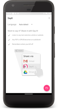 Scaricare SayIt: Leggere con le orecchie Strumenti per Android Screenshot 6