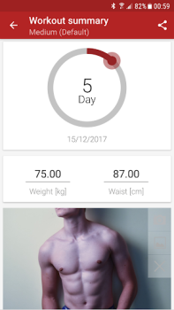 Scaricare Allenamento addominali A6W Salute e fitness per Android Screenshot 7