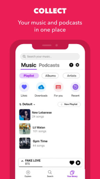 Scaricare Anghami: Play music & Podcasts Musica e audio per Android Screenshot 2