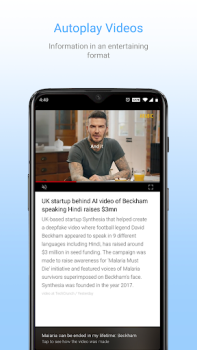 Scaricare Inshorts - News in 60 words Notizie e riviste per Android Screenshot 4