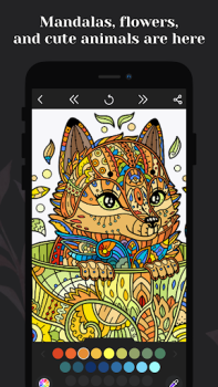 Scaricare Coloring pages: Mandala for me Casual per Android Screenshot 3