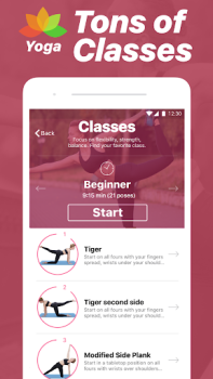 Scaricare Yoga – posizioni e corsi Salute e fitness per Android Screenshot 3