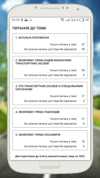 Scaricare Офiцiйнi Тести ПДР Educazione per Android Screenshot 6
