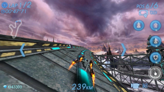 Scaricare Space Racing 3D Corse per Android Screenshot 2