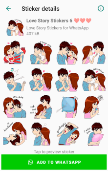 Scaricare Adesivi d'amore per WhatsApp Comunicazione per Android Screenshot 4