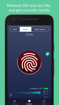 Scaricare Пульс по лицу – пульсометр Fac Salute e fitness per Android Screenshot 2