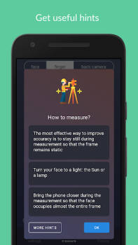 Scaricare Пульс по лицу – пульсометр Fac Salute e fitness per Android Screenshot 4