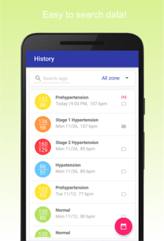 Scaricare Diario Pressione del sangue Salute e fitness per Android Screenshot 5