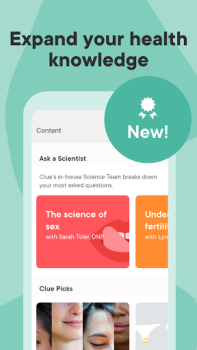 Scaricare Clue Calendario Mestruale Salute e fitness per Android Screenshot 2
