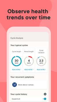 Scaricare Clue Calendario Mestruale Salute e fitness per Android Screenshot 6