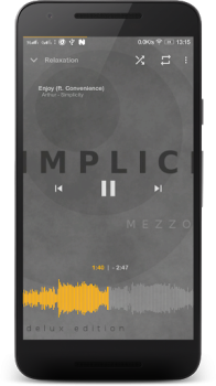 Scaricare Mezzo Music Player Musica e audio per Android Screenshot 2