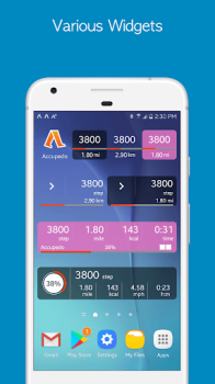 Scaricare Pedometro Accupedo Salute e fitness per Android Screenshot 7