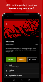 Scaricare ZRX: Zombies Run + Marvel Move Salute e fitness per Android Screenshot 2