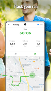 Scaricare Contapassi E Km, Pedometro GPS Salute e fitness per Android Screenshot 2