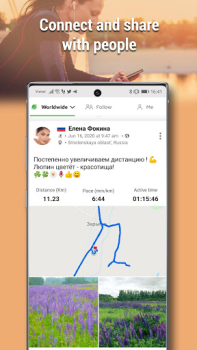 Scaricare Contapassi E Km, Pedometro GPS Salute e fitness per Android Screenshot 3